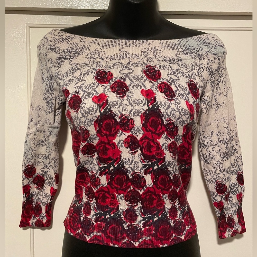 Forever 21 Roses Cropped Sweater! 🌹